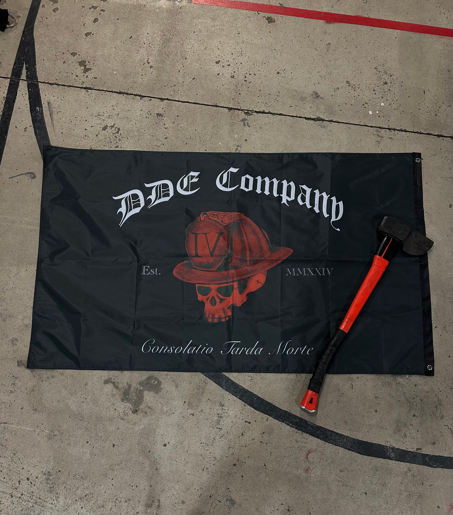 “Consolatio Tarda Morte” Flag | PRE ORDER